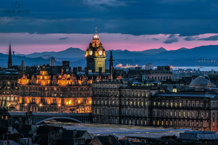 Edinburgh To Fife At Dusk