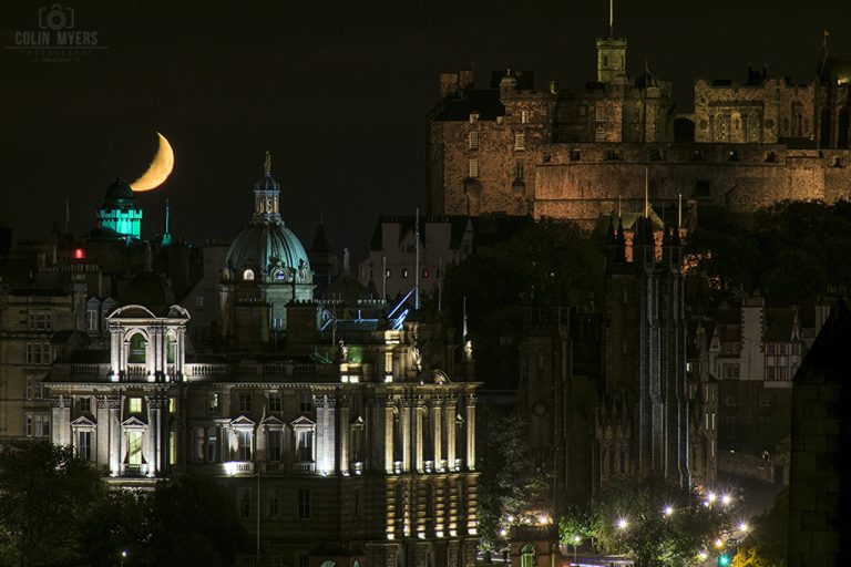 Castle, Mound & Crescent Moon