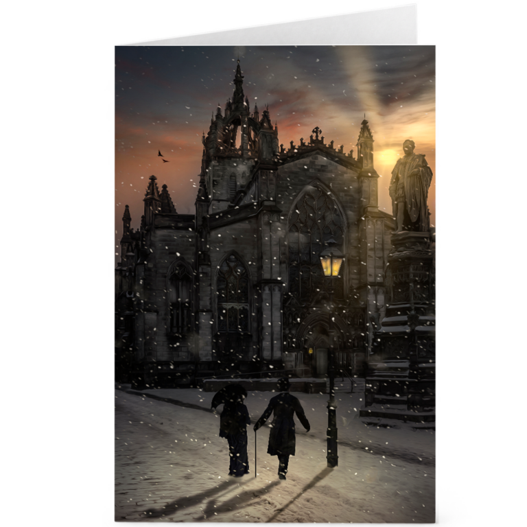 A Very Edinburgh Christmas • Single Card