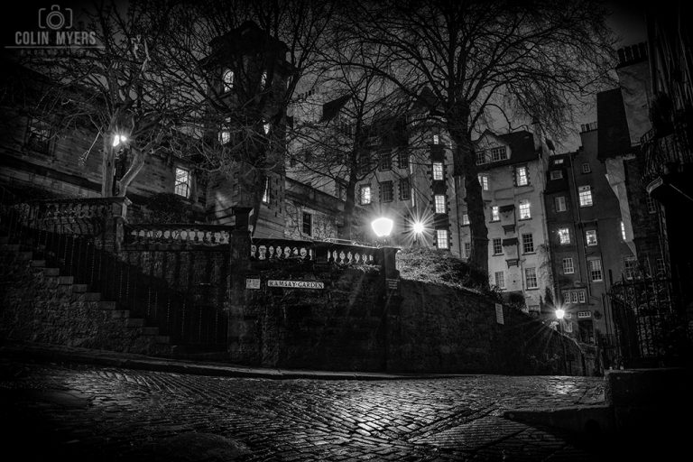 Ramsay Garden By Night (Mono)