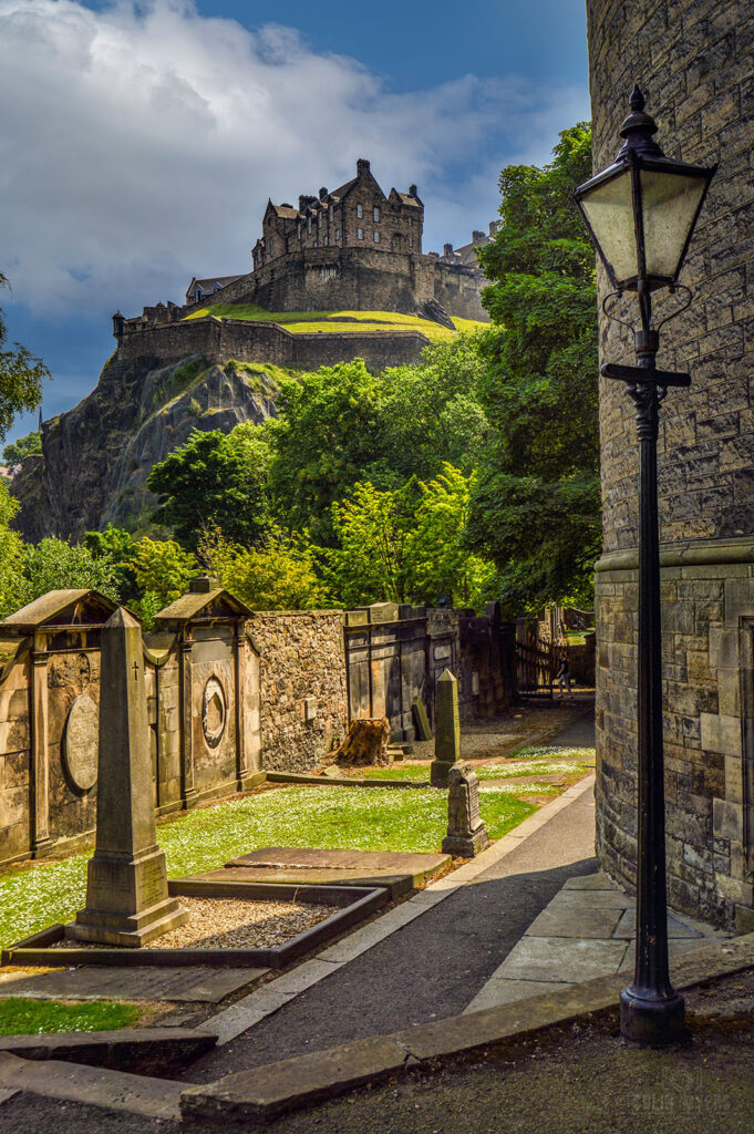 Castle From St Cuthbert’s With Blue Sky