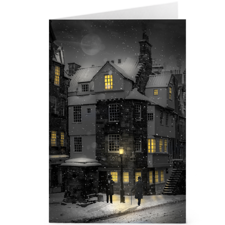 Royal Mile Christmas Snow • Single Card