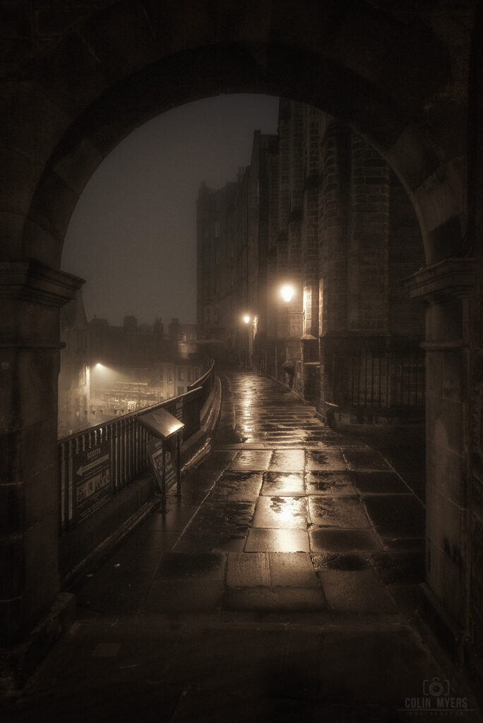 Victoria Terrace & Street In The Fog 2024