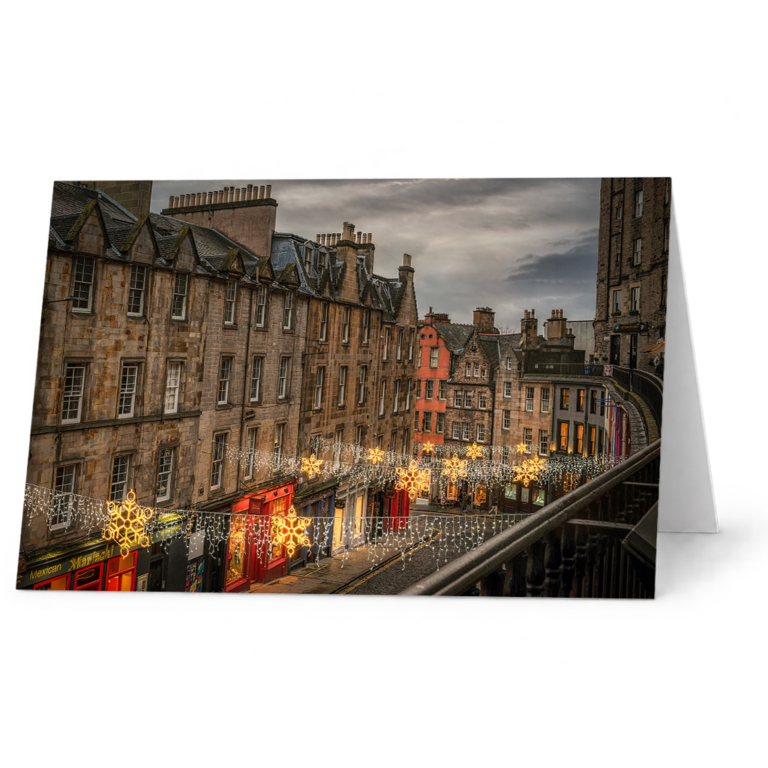 Victoria Street at Christmas • Single Card