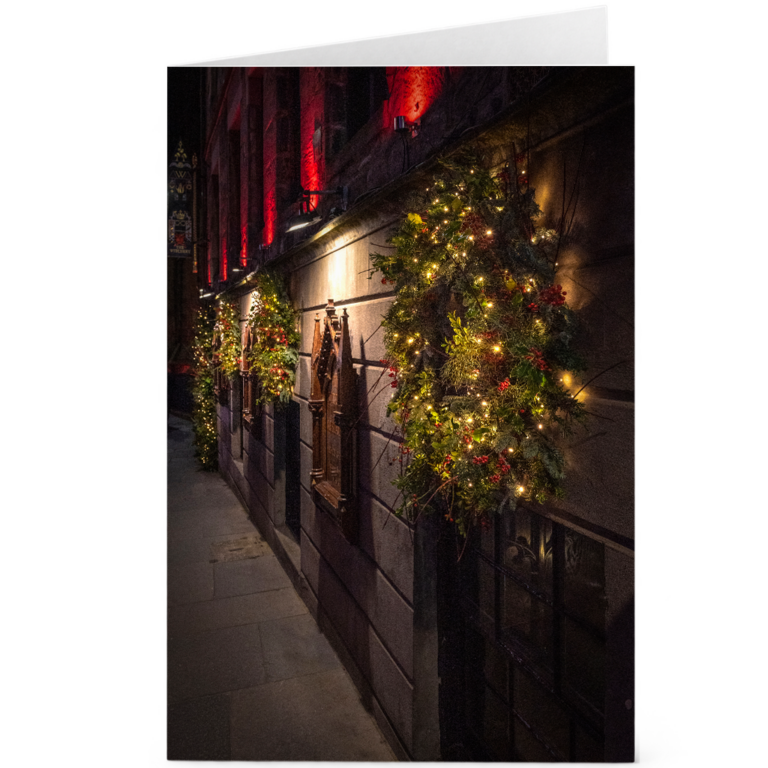 Christmas Wreaths on the Mile • Single Card