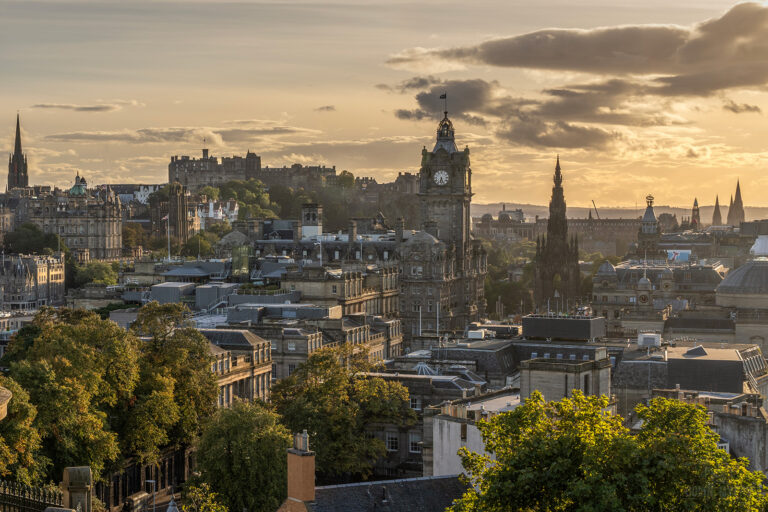 Edinburgh Skyline Sunset (Sept 2025)