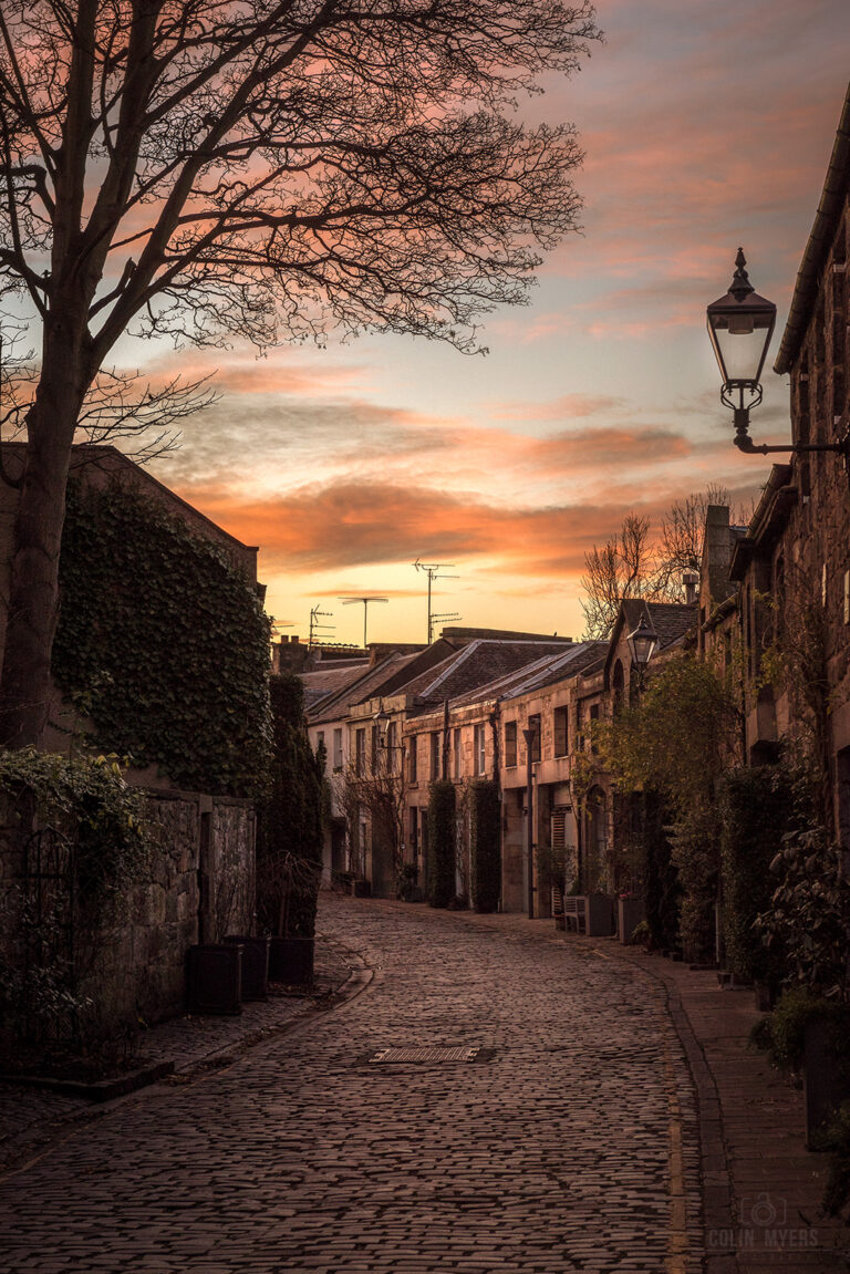 Circus Lane Winter Sunset