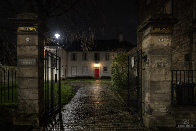 Canongate Manse & Shiny Cobbles