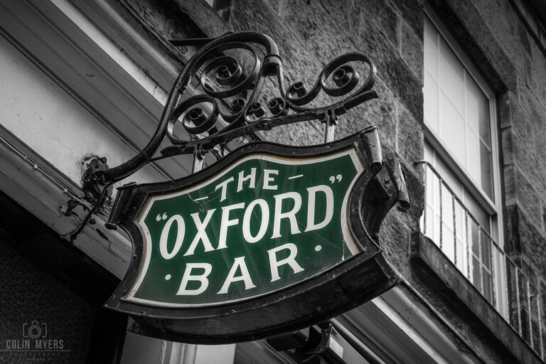 The Oxford Bar Sign, Edinburgh