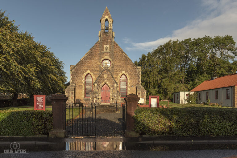 Rosewell Parish Church & Puddle