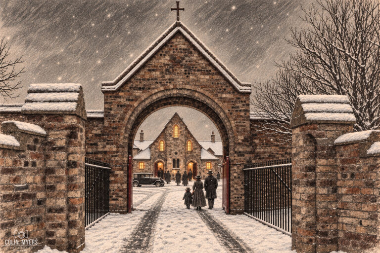 Christmas Through The Arch – Original Artwork