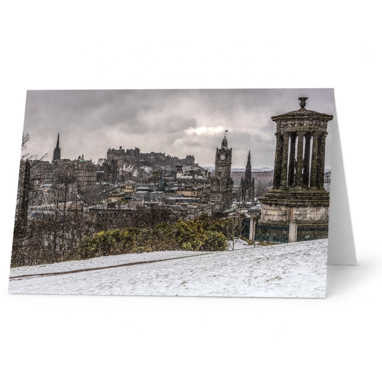 Christmas O'er Edinburgh • Single Card