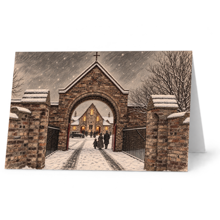 Christmas Through the Arch • Single Card