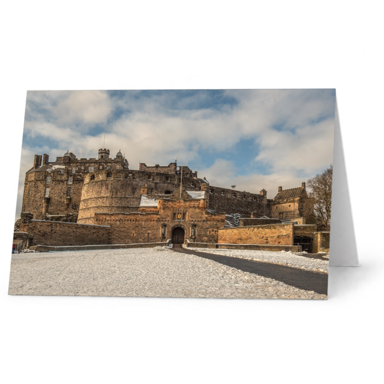 The Castle at Christmastime • Single Card