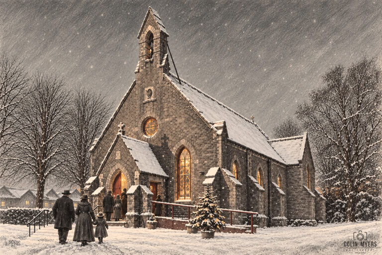 The Christmas Service – Original Artwork