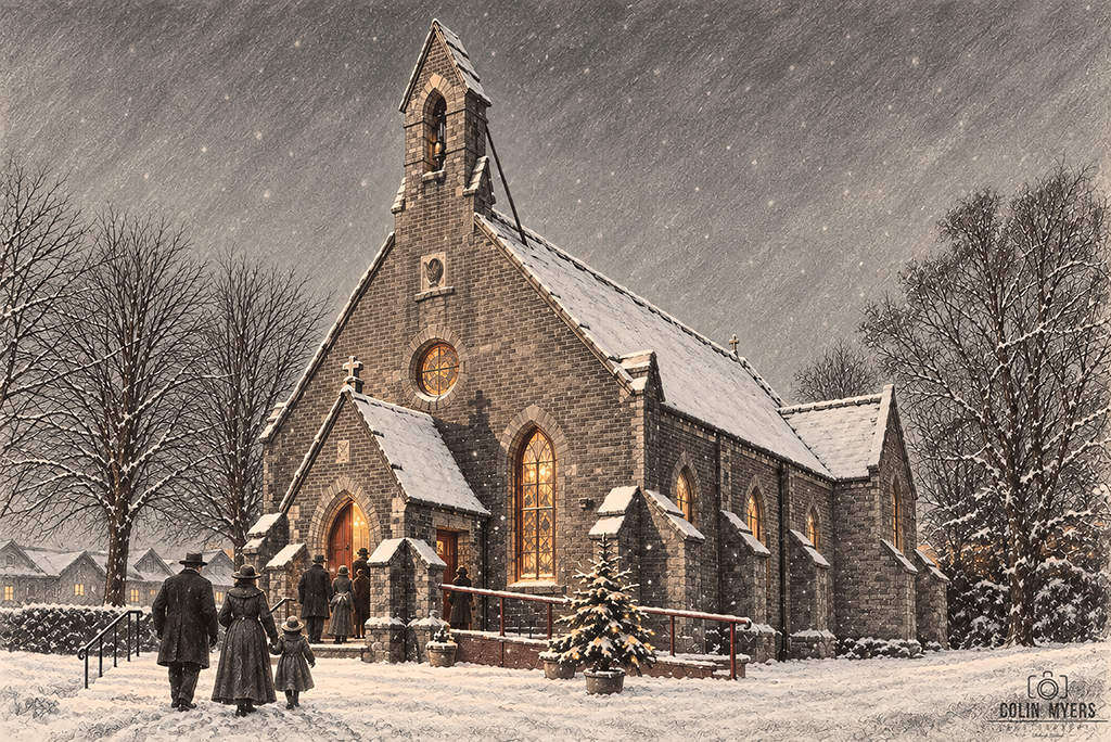 The Christmas Service – Original Artwork